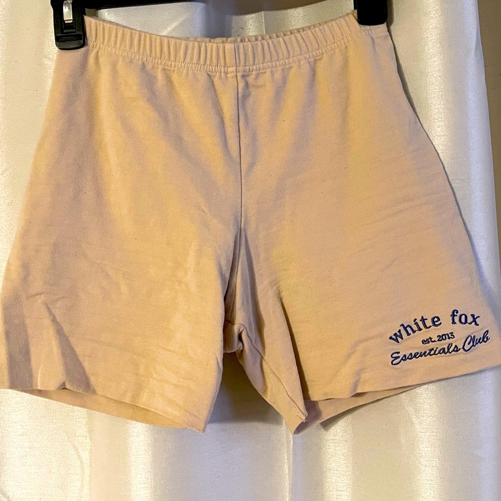 White Fox Club Essentials Sand Bike Shorts